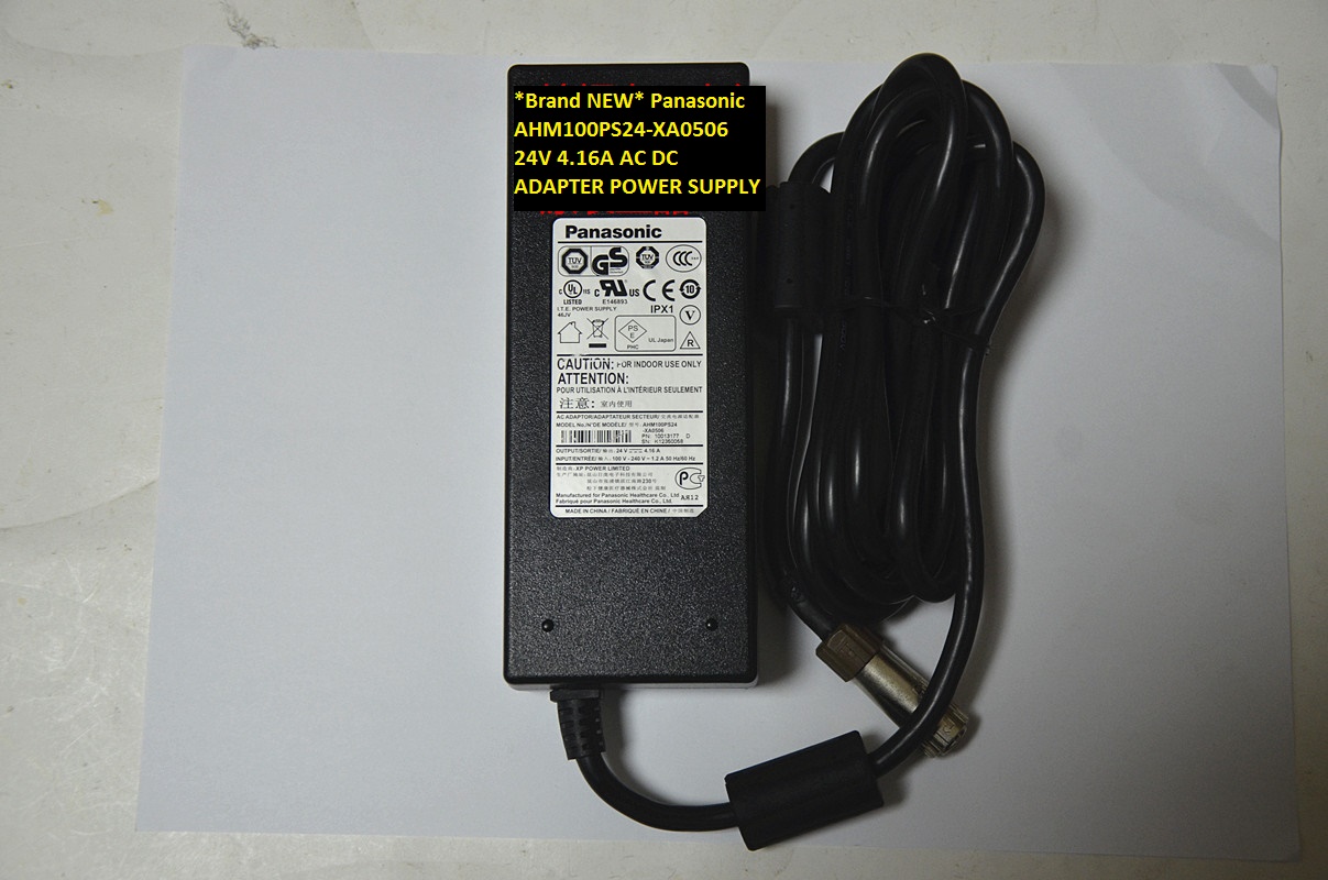 *Brand NEW* Panasonic AHM100PS24-XA0506 24V 4.16A AC DC ADAPTER POWER SUPPLY